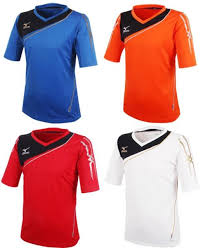 Details About Mizuno Men Game S S T Shirts Jersey Training White Red Blue Top Shirt P2ma501362