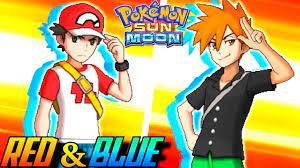 Pokémon Sun and Moon - Trainer Red & Blue Battle! (Full Team) - YouTube
