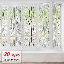 They can also add an element of softness or a pop of pattern. 200cm 20 Styles Stained Glass Window Film Frosted Opaque Privacy Bathroom Window Stickers Glass Stickers Bedroom Livingroom Dp Decorative Films Aliexpress