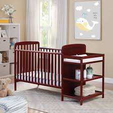 Suite Bebe Ramsey 3 In 1 Convertible Crib And Changer Combo Cherry