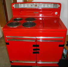 Range, red, natural gas by kucht (2) $2,189. Red Monarch Electric Stove With Roaster