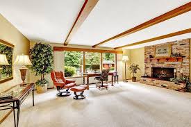 luxury log cabin house interior living