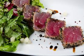 10 minute sesame crusted tuna steak