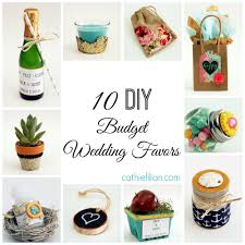 10 diy budget wedding favor ideas