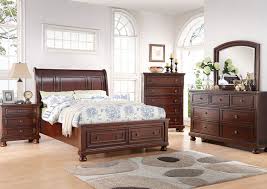 sophia queen size bedroom set brown