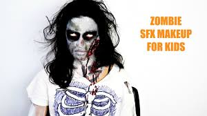 zombie halloween sfx makeup tutorial