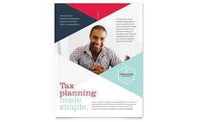 Tax Preparer Flyer Template Design
