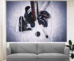 Ice Hockey Wall Art Hockey Canvas Print