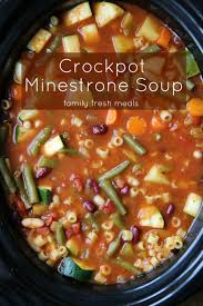 the best crockpot minestrone soup