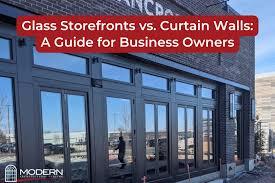 Glass Fronts Vs Curtain Walls A