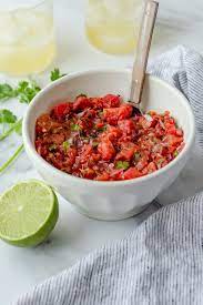 homemade salsa with canned tomatoes
