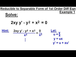 Diffeial Equation 1st Order