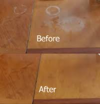 remove water stains from wood furniture