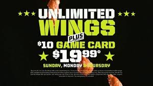 unlimited wings 10 gift card tv spot