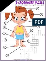 I have designed this pdf to teach some body language phrases. Body Parts Vocabulary Esl Crossword Puzzle Worksheet For Kids Pdf