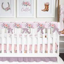 Western Baby Girl Crib Bedding Set