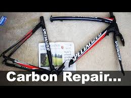 carbon fiber bike frame repair under