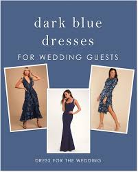 navy and dark blue dresses for weddings