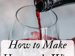 how to make easy homemade wine red or