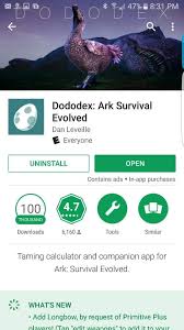 Guide To The Dododex Ark Survival Evolved Amino