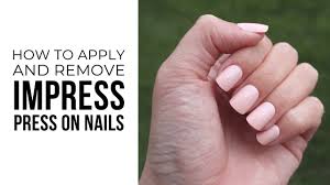 how to apply impress nails press on
