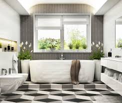 Bathroom Design With An Enclosed Tub