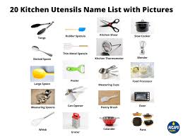 20 kitchen utensils and uses for home