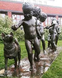 Children Garden Statues Aongking