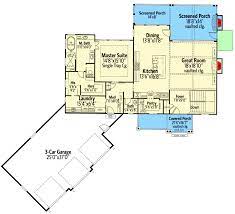 New American House Plan For A Rear