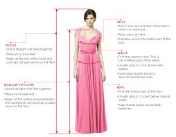 Prom Dress Measurement Chart Fashion Dresses