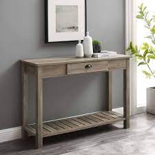 Entry Console Table Gray Wash
