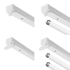 2ft 4ft 5ft 6ft Single Or Twin T8 High Frequency Fluorescent Batten Fitting Ip20