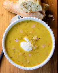 split pea soup blue jean chef