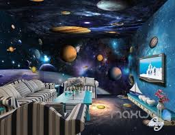 3d Universe Galaxy Planets Sky Entire