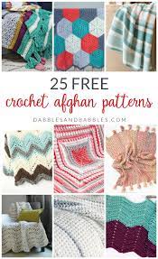 Discover free crochet afghan patterns that offer a variety of sizes, shapes, and styles to make blankets for adults and children of all ages. 25 Free Crochet Afghan Patterns Dabbles Babbles