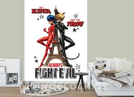 Miraculous Ladybug En Cat Noir Poster