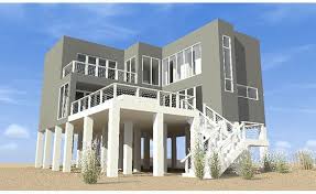 Solana Coastal House Plans From