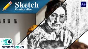 sketch drawing effect after effects