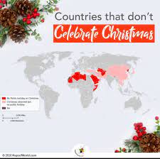countries where december 25 is not a