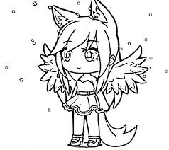 Original file at image/gif format. Wolf Girl Is An Angel Coloring Pages Gacha Life Coloring Pages Coloring Pages For Kids And Adults