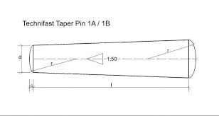 Taper Pins Extractable Taper Pins Din 1b Technifast