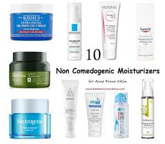 10 non comedogenic moisturizer for acne