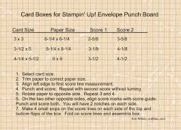 Craftdoc Tutorial Stampin Up Punch Board Card Boxes