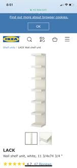 Ikea Lack Wall Shelf Unit White 11 3