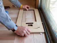 how to install wood floor vent