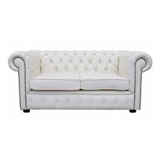 genuine leather two seater sofa