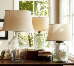 Clift Glass Table Lamp Base Clear