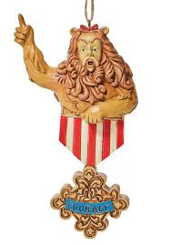 cowardly lion courage wizard of oz ornament