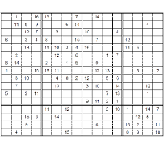For maximum clarity and standardization, all our puzzles are printed in black and white, without shades of gray, color or images. Sudoku 16 X 16 Variante De Sudoku