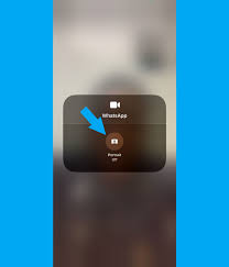 blur background during whatsapp video